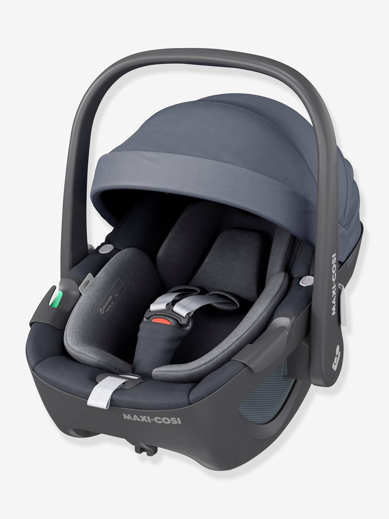 Silla Para Coche Giratoria Maxi Cosi Pebble 360 I Size 40 A Cm Equivalente Grupo 0 Gris Oscuro Liso Maxi Cosi