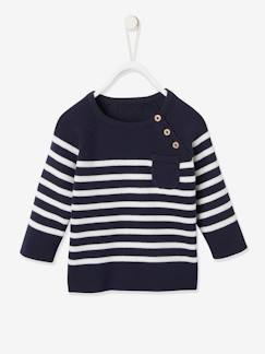 Bebé-Sudaderas, jerséis y chaquetas de punto-Jerséis-Jersey estilo marinero para bebé