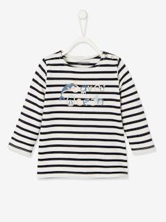 Bebé-Camisetas-Camiseta de estilo marinero "Save Océan" bebé
