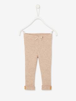 Bebé-Pantalones, vaqueros -Leggings de punto tricot, para bebé