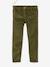 Pantalón slim MorphologiK de pana con lunares irisados para niña, con ancho de caderas FUERTE AZUL OSCURO ESTAMPADO+VERDE MEDIO ESTAMPADO 
