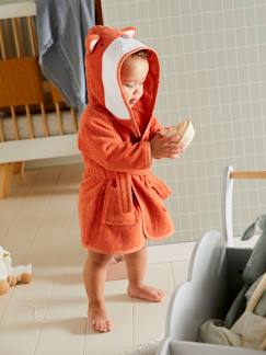 Textil Hogar y Decoración-Ropa de baño-Albornoces-Albornoz para bebé Zorro