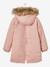 Parka con capucha de lunares irisados con relleno de poliéster reciclado, para niña ROSA CLARO ESTAMPADO+VERDE MEDIO ESTAMPADO+VERDE OSCURO ESTAMPADO 