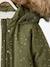Parka con capucha de lunares irisados con relleno de poliéster reciclado, para niña ROSA CLARO ESTAMPADO+VERDE MEDIO ESTAMPADO+VERDE OSCURO ESTAMPADO 
