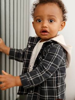 Bebé-Blusas, camisas-Camisa a cuadros para bebé niño