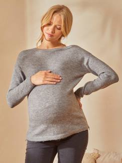Ropa Premamá-Jersey delante/detrás para embarazo y lactancia