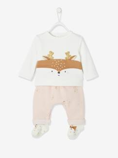 Conjuntos-Bebé-Conjunto de Navidad de camiseta + pantalón + calcetines para bebé niño
