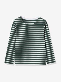 Niño-Camisetas y polos-Camiseta de estilo marinero de algodón orgánico para niño CYRILLUS