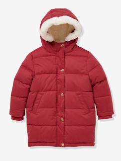Niña-Abrigos y chaquetas-Chaqueta acolchada larga y cálida para niña CYRILLUS