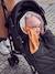 Saco chancelière para silla de paseo de tejido perlante AZUL OSCURO LISO+NEGRO OSCURO LISO 