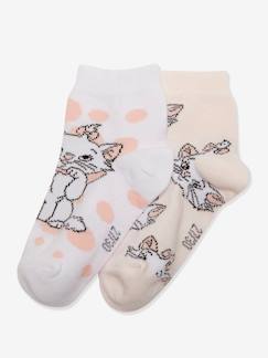 Niña-Ropa interior-Calcetines-Lote de 2 pares de calcetines medianos Disney® Marie de Los Aristogatos