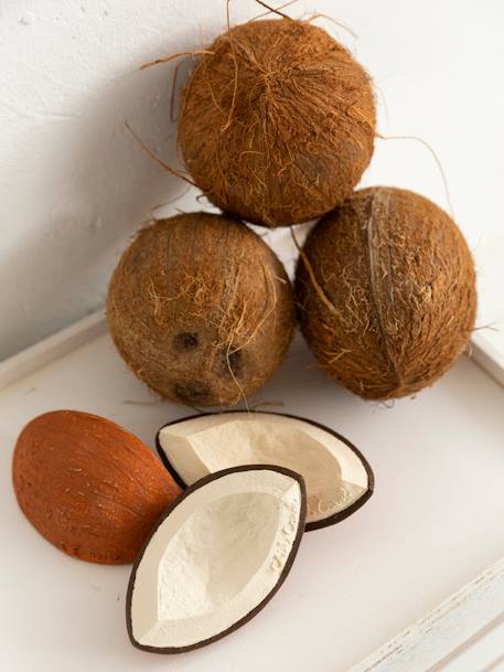 Juguete de dentición Coco The Coconut - OLI & CAROL marrón 