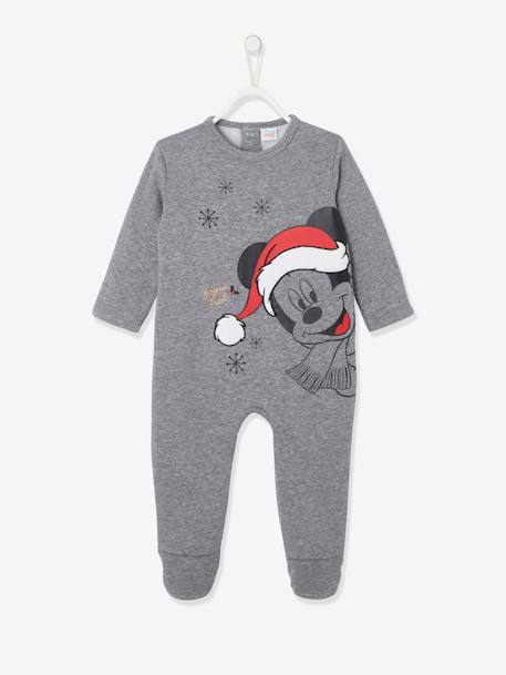 Pijama Navidad Mickey, para niño medio liso con motivos Mickey