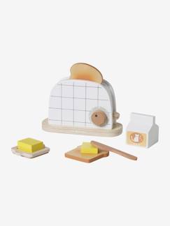 Juguetes-Juegos de imitación-Cocinitas y accesorios de cocinas-Set tostadora de madera