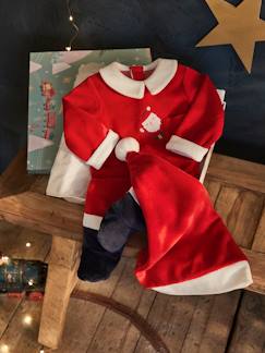 Pijamas de Navidad-Estuche regalo de Navidad con pelele + gorro, para bebé