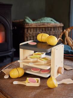 Juguetes-Juegos de imitación-Cocinitas y accesorios de cocinas-Parrilla para raclettes de madera FSC®