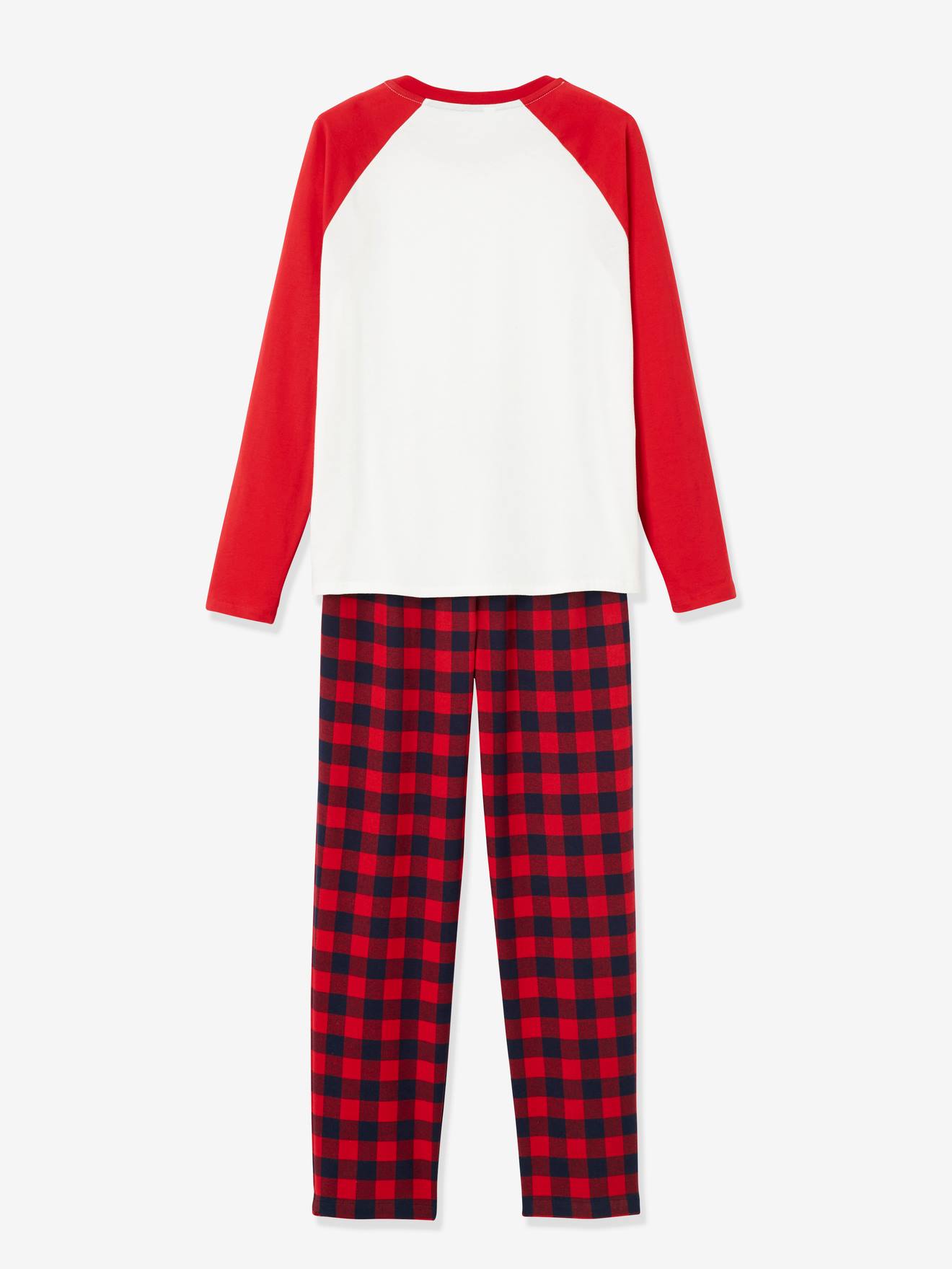 Pijama mujer Navidad cápsula Familia beige claro con motivos - Vertbaudet