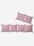Protector de cuna / Protector de parque modular de gasa de algodón orgánico* Cometas ROSA CLARO ESTAMPADO 