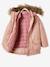 Parka con capucha 3 en 1 con chaqueta acolchada y relleno de poliéster reciclado, para niña AZUL OSCURO LISO+ROSA OSCURO LISO 