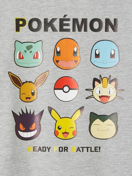 Sudadera de felpa Pokémon® GRIS MEDIO LISO CON MOTIVOS 
