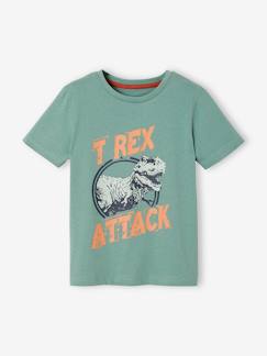 Niño-Camiseta de manga corta Dinosaurio, para niño
