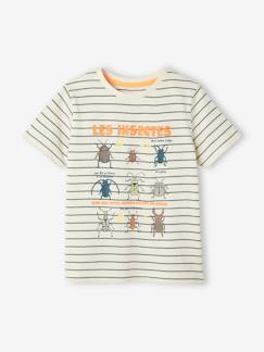 Niño-Camisetas y polos-Camiseta de manga corta a rayas, para niño