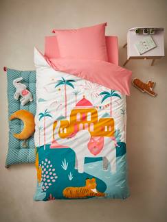 Textil Hogar y Decoración-Ropa de cama niños-Conjunto de funda nórdica + funda de almohada infantil Eden India Oeko-Tex®