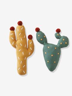 Textil Hogar y Decoración-Decoración-Cojines y colchones de suelo-Pack de 2 cojines cactus Wild Sahara
