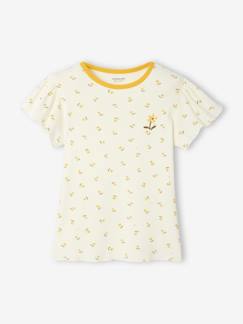 Niña-Camisetas-Camiseta de canalé para niña