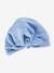 Sombrero estilo fular anudado liso para bebé niña AZUL MEDIO LISO+ROSA CLARO LISO 