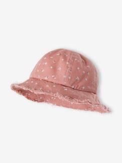 Niña-Sombrero bob estampado con florecitas, para niña