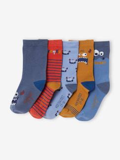 Niño-Ropa interior-Calcetines-Pack de 5 pares de calcetines Monstruos