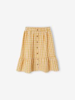 Faldas para Niña Moda para Chicas Online - Amarillo - vertbaudet