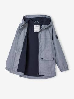 Chaqueta Cortavientos Con Capucha Para Niño/niña – Ligera Y Holgada Para Primavera, Mezcla De Algodón