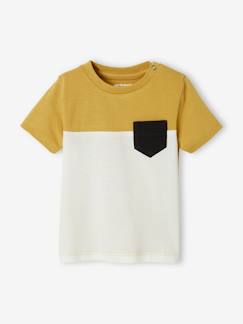 Bebé-Camisetas-Camiseta colorblock de manga corta para bebé