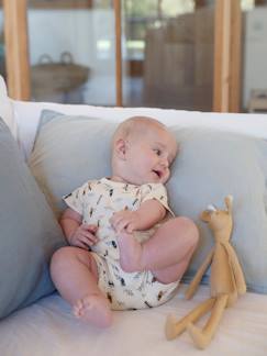Pijamas y bodies bebé-Lote de 2 pijamas mono short para bebé niño Oeko Tex®
