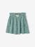 Falda estampada para niña crudo+rayas azul+rosa+rosa maquillaje+verde+verde grisáceo+VERDE OSCURO ESTAMPADO 