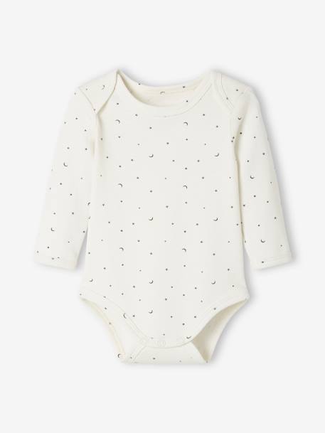 Pack de 3 bodies de manga larga con sisas raglán Corderos, para bebé BEIGE MEDIO BICOLOR/MULTICOLOR 