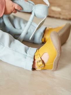 Calzado-Calzado bebé (17-26)-Sandalias T-bar de piel ligera para bebé unisex, especial gateo