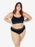 Sujetador top de embarazo y lactancia I'm Enough CACHE COEUR x TAJINE BANANE NEGRO OSCURO LISO+ROJO OSCURO LISO 