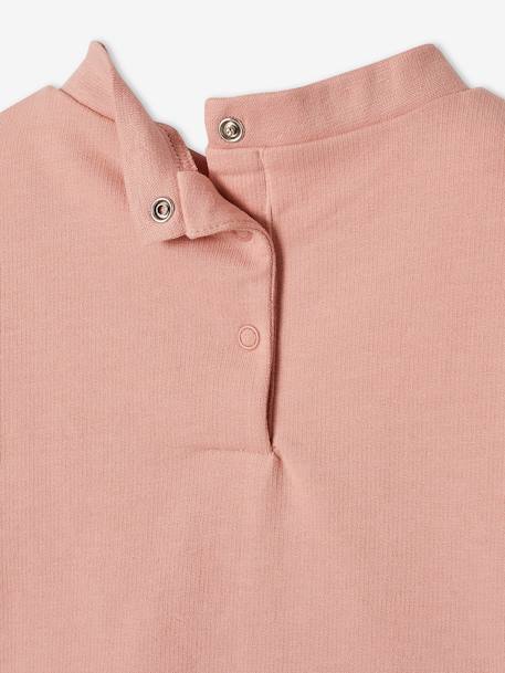 Sudadera con mensaje personalizable, para bebé crudo+ROSA CLARO LISO CON MOTIVOS+VERDE MEDIO LISO CON MOTIVOS 