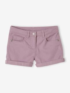Niña-Shorts y bermudas-Short a color de tejido, para niña