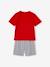 Pijama con short Patrulla Canina® ROJO FUERTE LISO CON MOTIVOS 