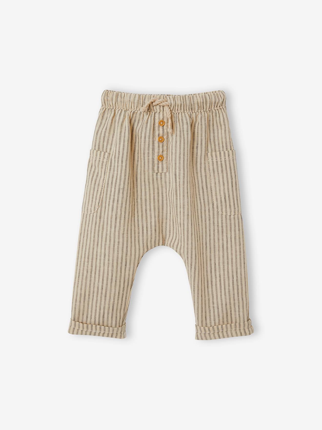 PANTALÓN BEIGE NIÑO – BOBOLI - Blondin Bebe