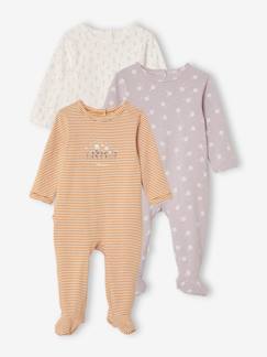 Bebé-Pack de 3 pijamas de algodón bebé Oeko Tex®