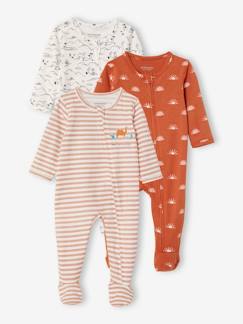 Bebé-Pijamas-Pack de 3 pijamas de algodón bebé Oeko Tex®
