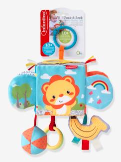 Juguetes- Primera edad-Doudous, peluches y juguetes de tejido-Cubo de Estimulación Selva - INFANTINO