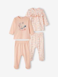 Bebé-Pijamas-Lote de 2 pijamas 2 prendas bebé niña Oeko Tex®