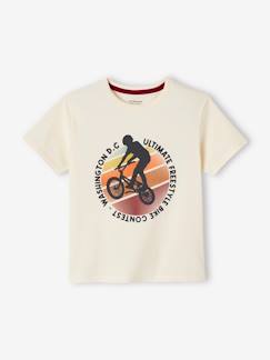 Niño-Camiseta de manga corta con motivos gráficos, para niño