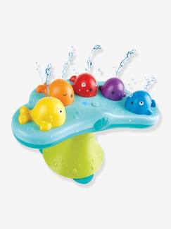 Puericultura- Cuidado del bebé-Accesorios baño bebé-Fuente Musical con Ballenas - HAPE